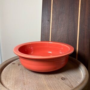 Fiestaware RETIRED PERSIMMON orange Vegetable Serving Dish / Bowl, 8.25”